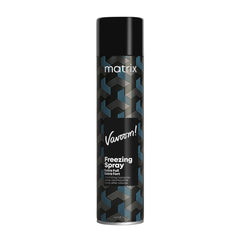 Matrix Vavoom extra full freezing spray bottle showing lift and hold.