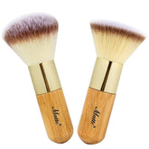 Matto flat kabuki brush closeup for smooth liquid foundation application