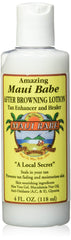Maui Babe loción post-bronceado, botella-cuatro-onzas para sellar bronceado
