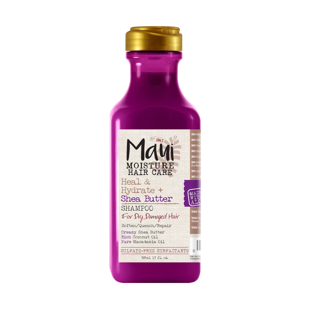 Botella de Maui Moisture Heal & Hydrate lista para hidratar rizos.