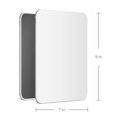Mavoro acrylic non-breakable mirror shown in a locker for safe, shatterproof viewing.