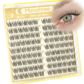 Mavphnee 10mm lash clusters pack for natural everyday wispy lash looks.