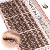 Mavphnee anime cluster lashes brown dense for natural definition.