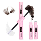 Mavphnee lash bond with brown bottle pour for natural-looking brown lashes.