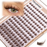 Mavphnee brown lash clusters wispy 8mm blend naturally for daily wear.