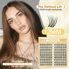 Mavphnee cc curve lash clusters highlight eye opening for hooded and almond shapes.