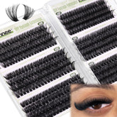 Mavphnee d-curly cluster eyelashes pack showing fluffy natural-looking clusters.