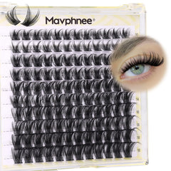 Mavphnee eyelash clusters with natural look in 10-18mm for subtle daily enhancement