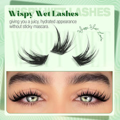 Mavphnee fairy lash clusters left and right for effortless fox eye effect.