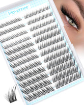 Mavphnee Fox Eye Lash Clusters with winged lift for brighter eyes