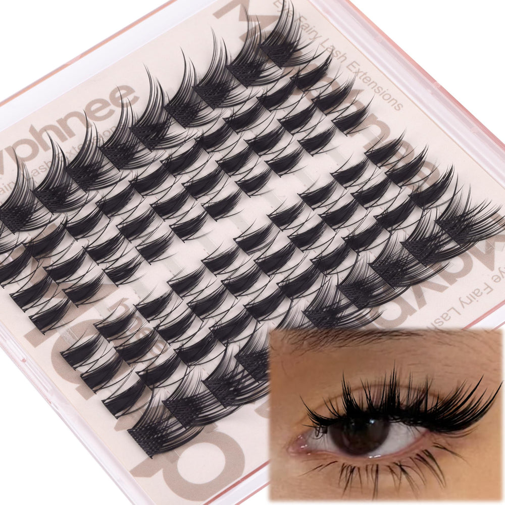 Mavphnee Fox Eye clusters left design for easy, symmetrical lash looks