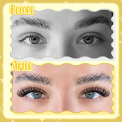 Mavphnee natural C curl follows eye shape for seamless blend.