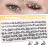 Mavphnee natural lash clusters 8–10–12mm offer feather-light fullness for daily wear.