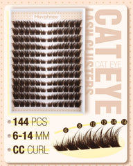 Mavphnee premium faux mink feel lashes with a matte finish.