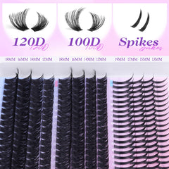 Mavphnee 120D ultra-dense lashes for bold, dramatic volume