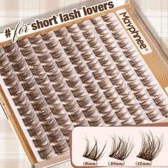 Mavphnee wispy CC curl clusters blend with natural lashes.