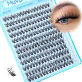 Mavphnee wispy lash clusters 10-12mm for natural daily looks