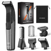 MAXGROOM 3in1 head system for versatile facial and body grooming.