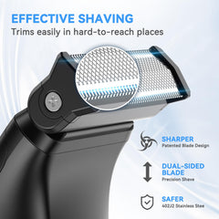 MAXGROOM IPX6 waterproof design for wet or dry use.