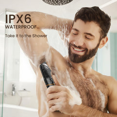 MAXGROOM t-shaped hair clipper head with guides supports stylish haircuts