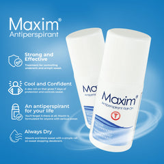 MAXIM aplicación nocturna para control duradero al despertar.