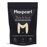 Maxpearl wax beads facial-application for gentle facial hair removal.