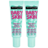 Maybelline Baby Skin Primer en bote, suaviza poros para un lienzo suave.
