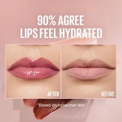 Maybelline Brillo Elevador Labios Hidratados: labios hidratados con brillo suave