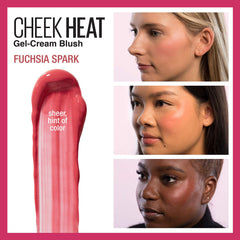 Maybelline Cheek Heat tube applying buildable color
