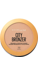 MAYBELLINE City Bronzer: empaque compacto para bronceado natural.