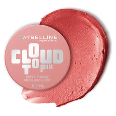 Maybelline Cloudtopia, botella-aplicación, mousse ligero para mejillas y labios.
