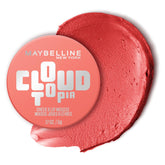 Maybelline Cloudtopia mousse para mejillas y labios, mezcla rosada en textura nube para rostro.