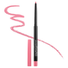 Maybelline lip liner self-sharpening tip close-up for quick on-the-go definition.