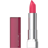 Maybelline Color Sensational Pink & Proper lipstick tube shows creamy coral pink for smooth, hydrated lips