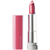 Maybelline Color Sensational Made for All Pink For Me lipstick swatch on lips, universal shade.