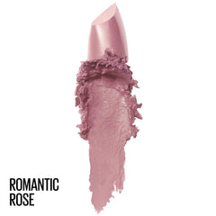 Romantic Rose swatch shows vibrant pink pigment on skin