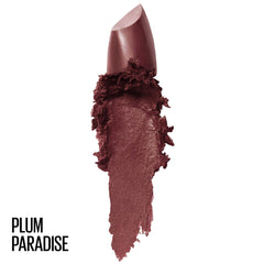Maybelline Color Sensational Wine Plum bullet swatch on skin
