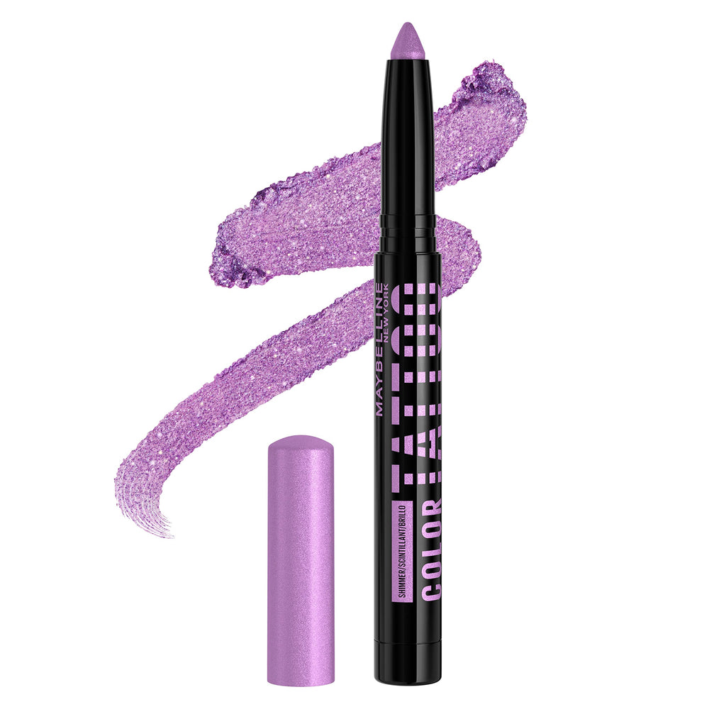 Sombra de ojos MAYBELLINE Color Tattoo morado brillante, pigmento duradero