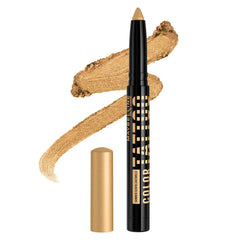 MAYBELLINE Color Tattoo Stix gold shimmer close-up for long-lasting color.