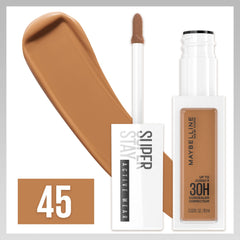 Maybelline Concealer, textura ligera, piel que se ve natural y sin peso.