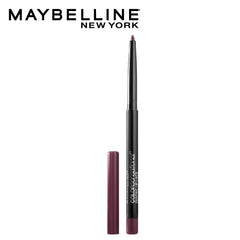Maybelline creamy no-smudge formula lip liner prevents feathering along the lip line.
