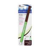 Maybelline Define-A-Line Eyeliner brownish black swatch with smooth color payoff.