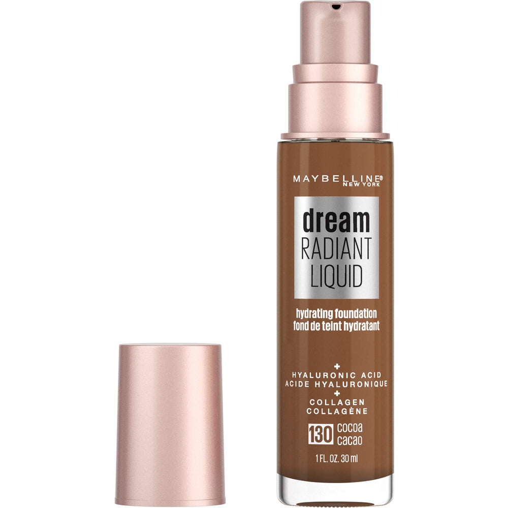 Maybelline Dream Radiant aplicación en la mano muestra cobertura media suave para un look natural