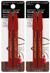 Lápices MAYBELLINE Expert Wear Twin Brow & Eye, dúo para cejas y ojos, trazo suave