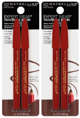 Lápices MAYBELLINE Expert Wear Twin Brow & Eye, dúo para cejas y ojos, trazo suave