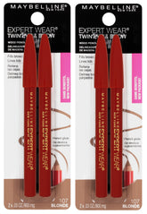 Maybelline Expert Wear lapiz doble cejas ojos, delineado suave y duradero