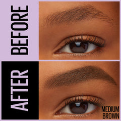 Express Brow 2-en-1 en acción para cejas definidas.