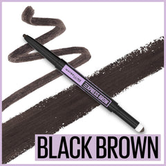 Maybelline Express Brow: esponja con polvo rellena las cejas para un acabado natural.