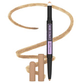 Maybelline Express Brow con punta teardrop para definición rápida de cejas.