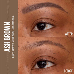 Maybelline Express Brow Ultra Slim: cepillo integrado para peinar y fijar cejas con facilidad.